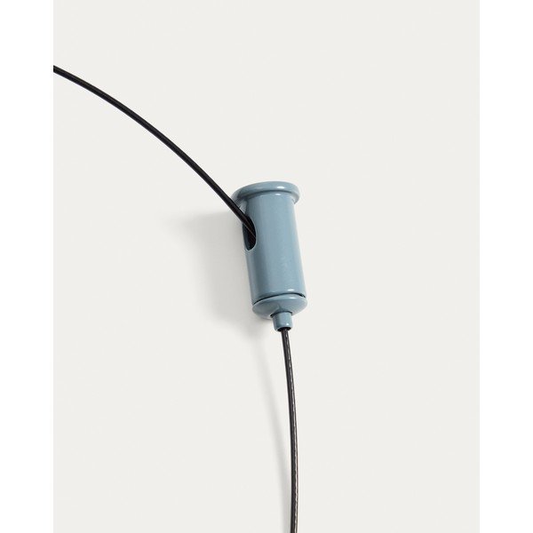 Modré LED závesné svietidlo so stmievačom s kovovým tienidlom ø 16 cm Porte – Kave Home-image-3