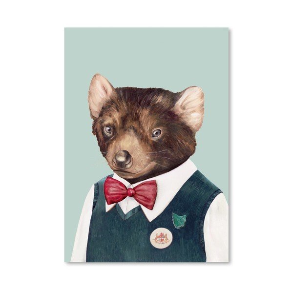 Plagát Tasmanian Devil, 30x42 cm