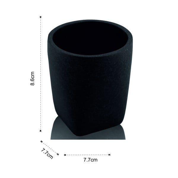 Sivý téglik na zubné kefky z polyresinu Sandy - Tomasucci-image-2