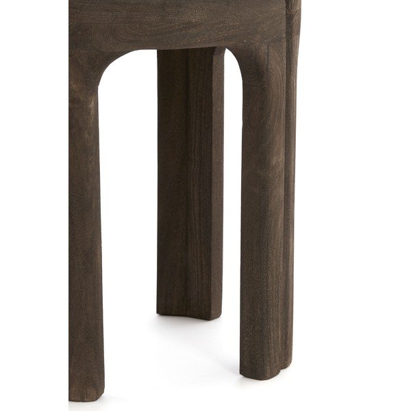 Okrúhly odkladací stolík s doskou z kameňa ø 45 cm Ali – Light & Living-image-4