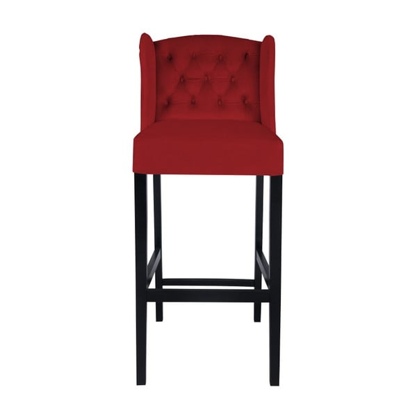 Červená barová stolička Micadoni Home Coro
