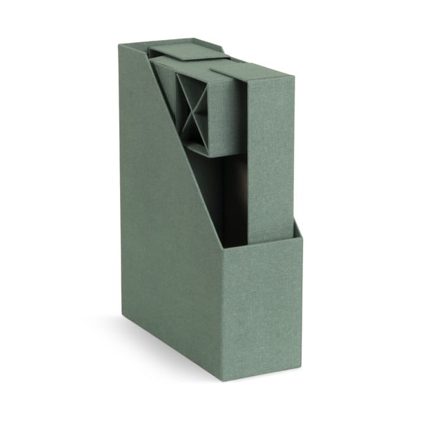 Kartónové organizéry v súprave 4 ks Hugo Canvas Paper Laminate – Bigso-image-3