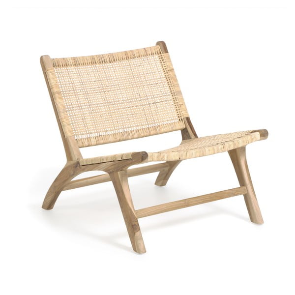 Kreslo s výpletom v prírodnej farbe Beida – Kave Home