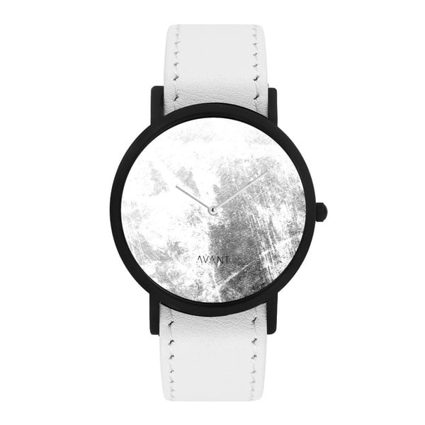Unisex hodinky s bielym remienkom South Lane Stockholm Avant Diffuse Invert
