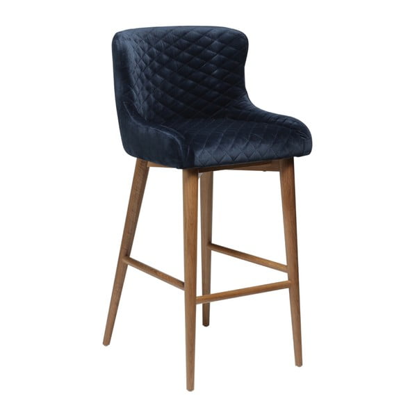 Modrá barová stolička DAN-FORM Denmark Vetro