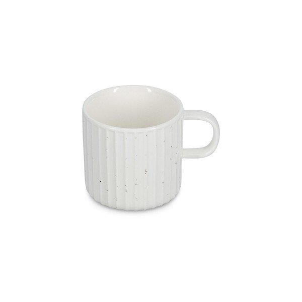 Biela šálka z kostného porcelánu 205 ml Ora Gloss – Salt&Pepper-image-4