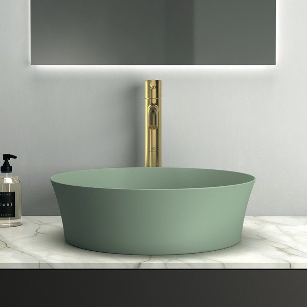 Zelené keramické okrúhle umývadlo ø 40 cm Ipalyss – Ideal Standard-image-4