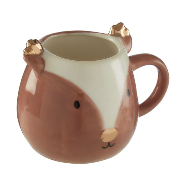 Hnedý porcelánový hrnček 500 ml Rudy – Premier Housewares-image-1