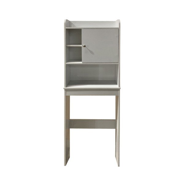 Biela vysoká skrinka nad práčku/WC 58x173 cm Laundry – Tomasucci