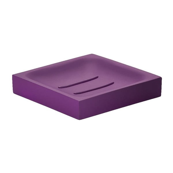 Podložka na mydlo Cube, fialová