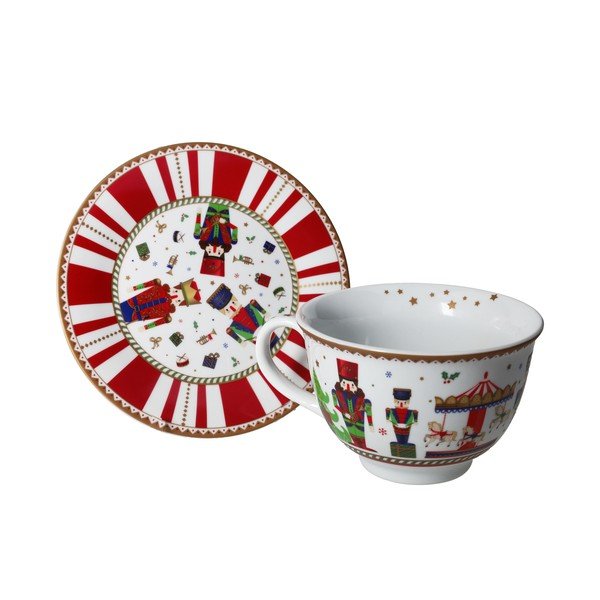 Biela vianočná šálka Tazza - Brandani-image-1