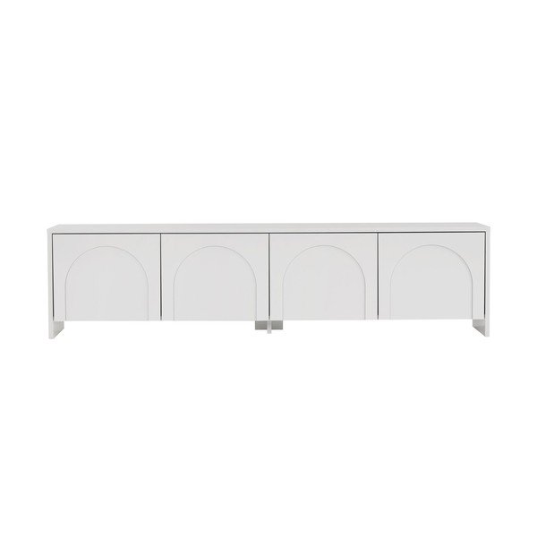Biely TV stolík 180x45x32 cm Aurelia – Kalune Design-image-3