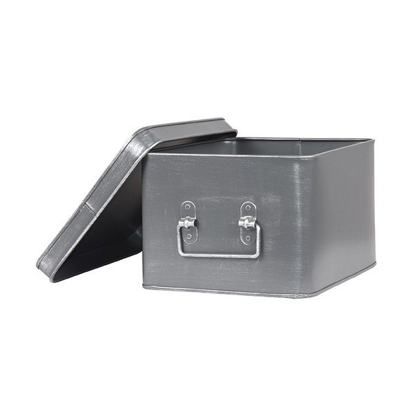 Kovový úložný box LABEL51 Media, šírka 27 cm-image-3