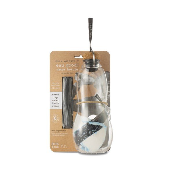 Čierna filtračná fľaša s binchotanom Black Blum Pure, 800 ml-image-1
