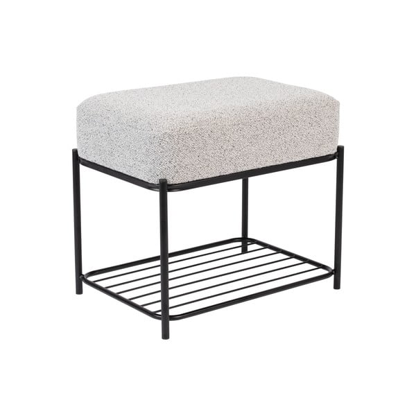 Svetlosivý taburet Milou – White Label-image-2