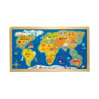Puzzle v ráme Legler World Map