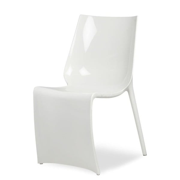 Biela stolička Pedrali Smart