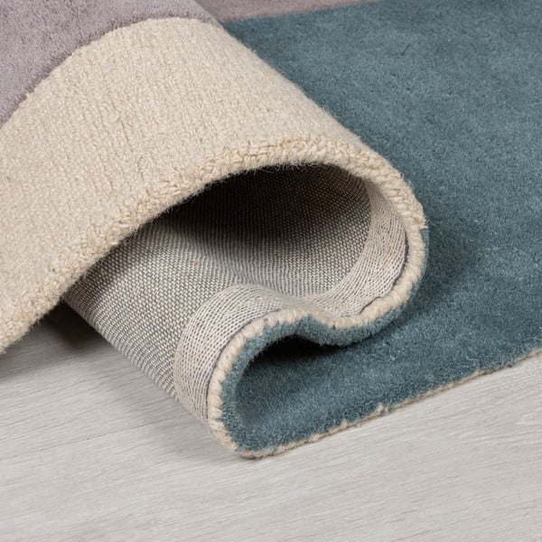 Modro-béžový vlnený koberec 230x160 cm Glow - Flair Rugs-image-3