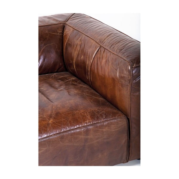 Kožená trojmiestna pohovka Kare Design Cubetto-image-3