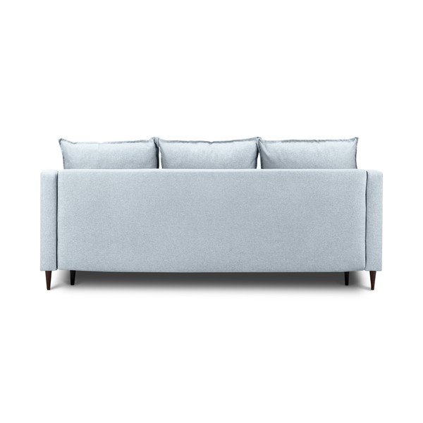 Svetlomodrá rozkladacia pohovka s úložným priestorom Mazzini Sofas Ancolie, 215 cm-image-3
