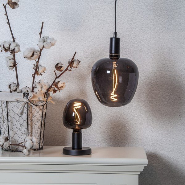 Teplá LED žiarovka E27, 2 W Black Apple – Star Trading-image-3