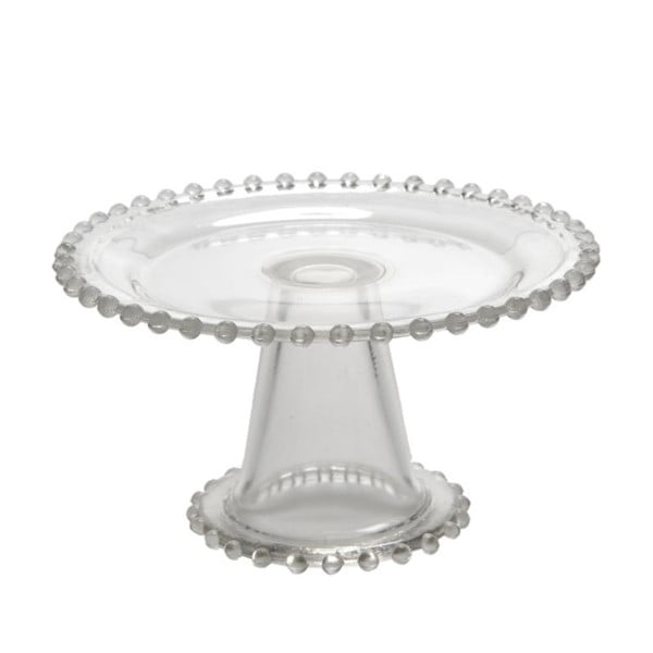 Stojan na tortu Pearl Glass, 20x20x11 cm