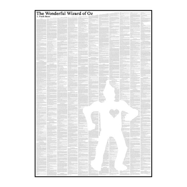 Knižný plagát Čarodejník zo zeme Oz/Tin Man, 50x70 cm