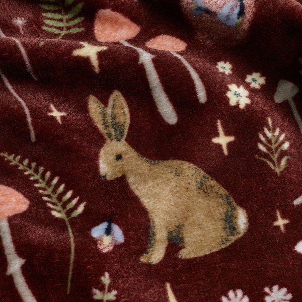 Tmavohnedá deka 130x170 cm Enchanted Twilight Animals – Catherine Lansfield-image-3