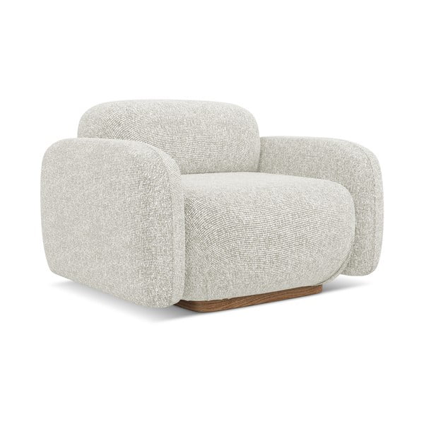 Krémovobiele kreslo Ailani – Makamii