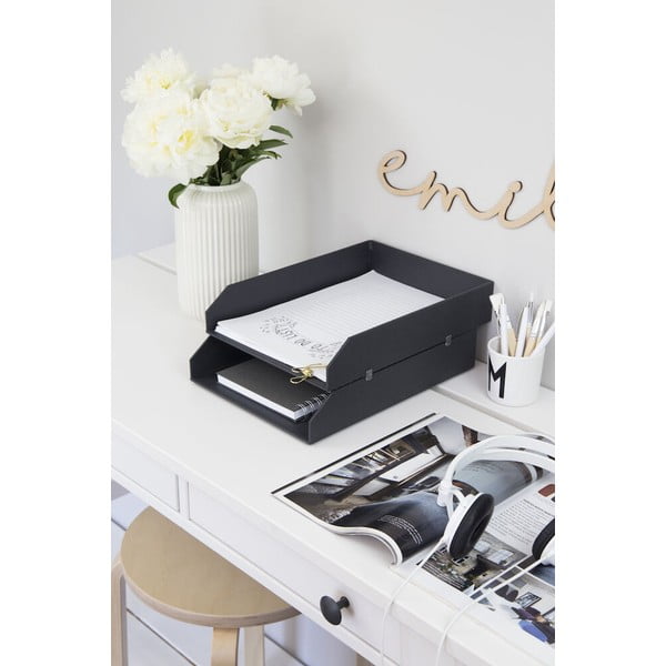 Kartónové organizéry na dokumenty v súprave 2 ks Hakan – Bigso Box of Sweden-image-1