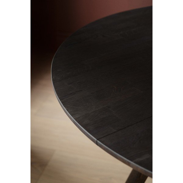 Okrúhly rozkladací jedálenský stôl z dubového dreva ø 140 cm Clapperton – Rowico-image-4
