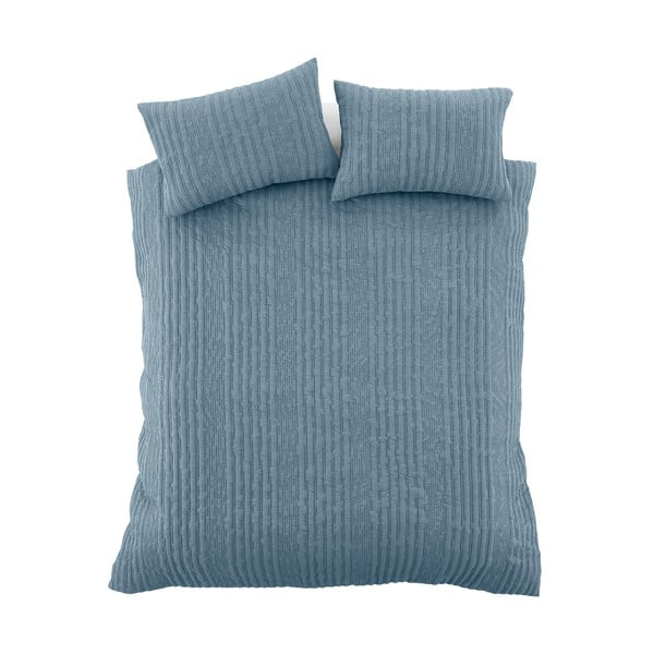 Modré obliečky na dvojlôžko 200x200 cm Tamba Stripe – Pineapple Elephant-image-2