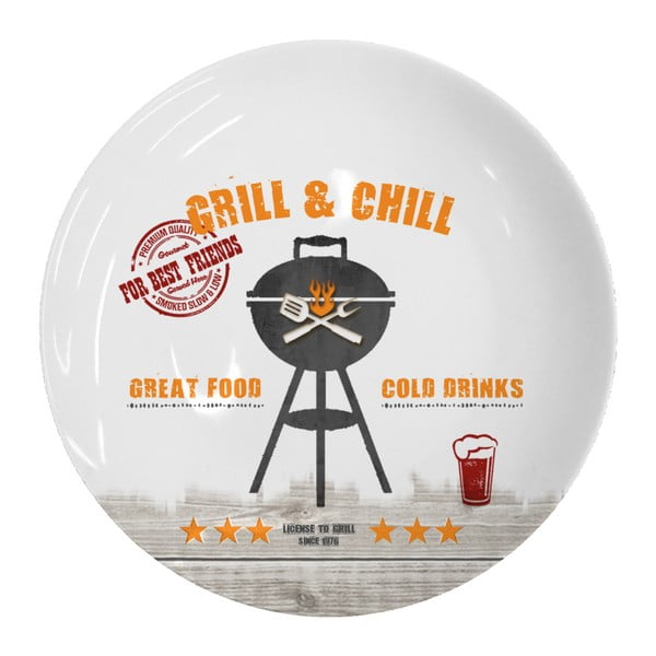 Porcelánový tanier PPD Grill And Chill, ⌀ 27 cm