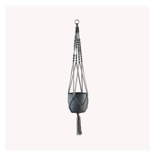 Sivý závesný systém na kvetináč Big pots, dĺžka 90 cm-image-1