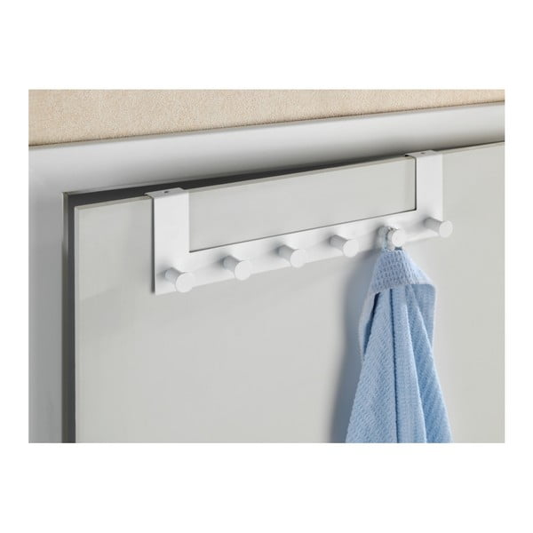 Biely kovový vešiak na dvere 39 cm Celano – Wenko-image-3