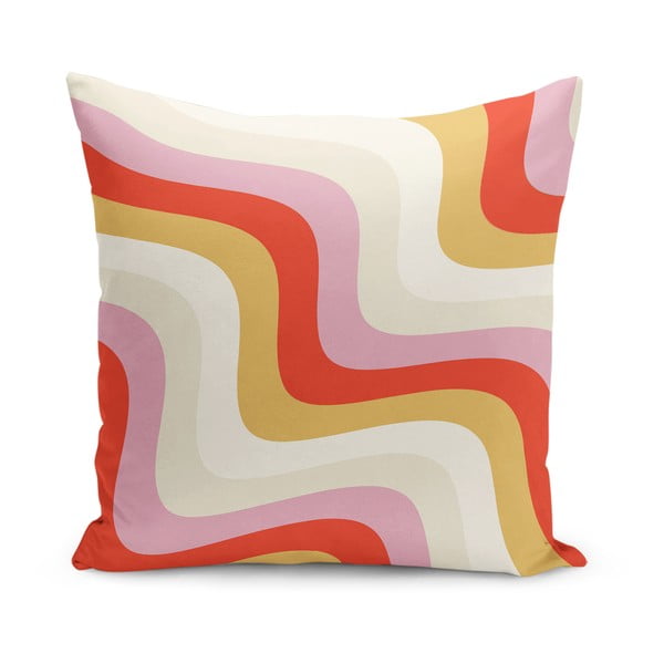 Obliečka na vankúš 43x43 cm Creamy Raspberry Swirl – Mila Home