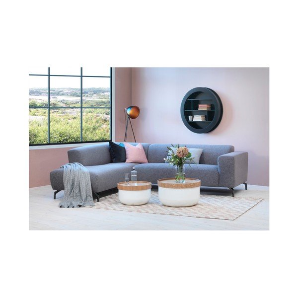 Biely konferenčný stolík Canett Olivia ⌀ 50cm-image-3