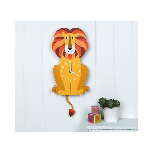 Drevené hodiny Rex London Charlie The Lion-image-4