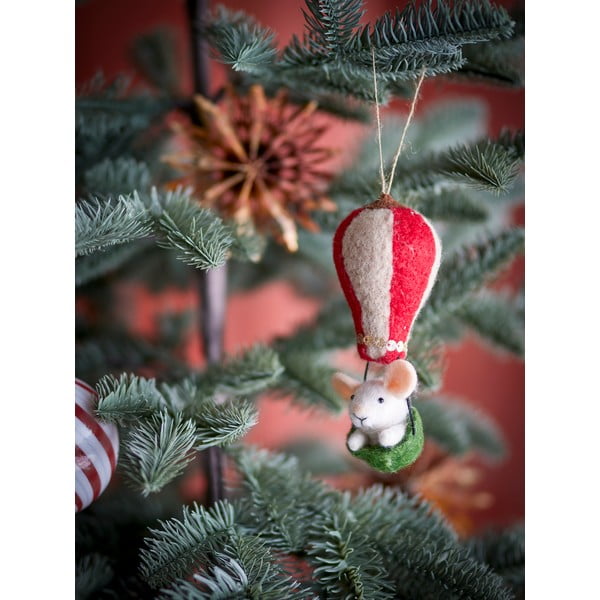 Vlnená vianočná ozdoba ø 7 cm Peo – Bloomingville-image-1