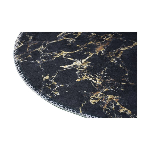 Sivý okrúhly koberec ø 100 cm - Vitaus-image-2