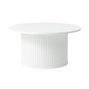 Biely okrúhly konferenčný stolík Nola – Unique Furniture