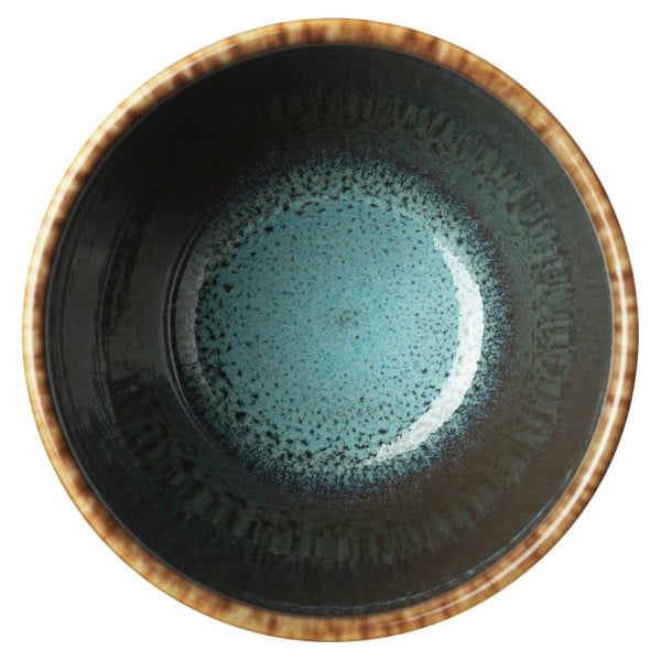 Tyrkysovo-hnedý kameninový hrnček Villeroy & Boch Like Lave, 400 ml-image-2