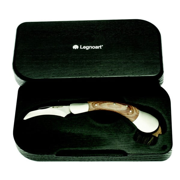 Nôž na huby v darčekovom balení Legnoart Porcino