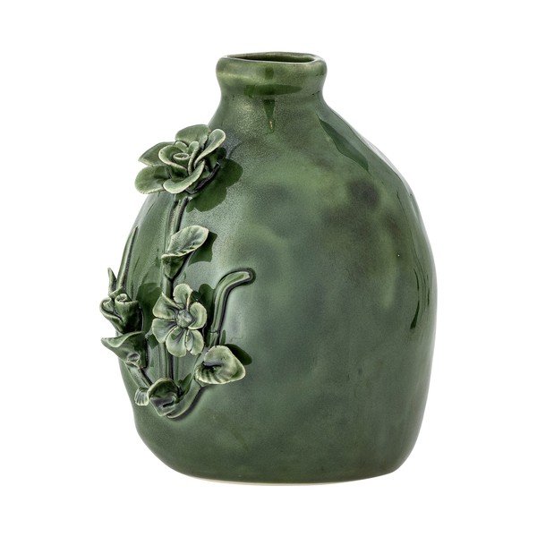 Zelená kameninová váza (výška  13,5 cm) Ramia – Bloomingville