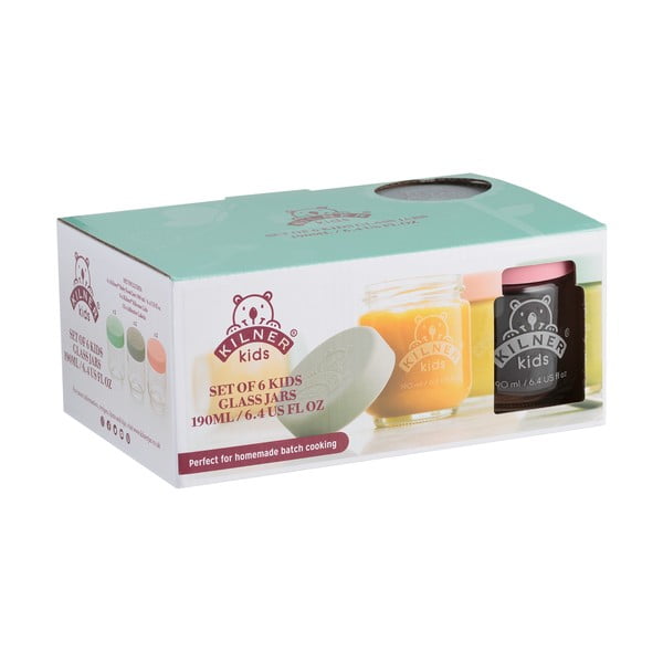 Zaváracie poháre na detskú výživu 6ks 190 ml - Kilner-image-1