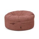 Menčestrový sedací vak v tehlovej farbe Roll 105 – SLOWDOWN