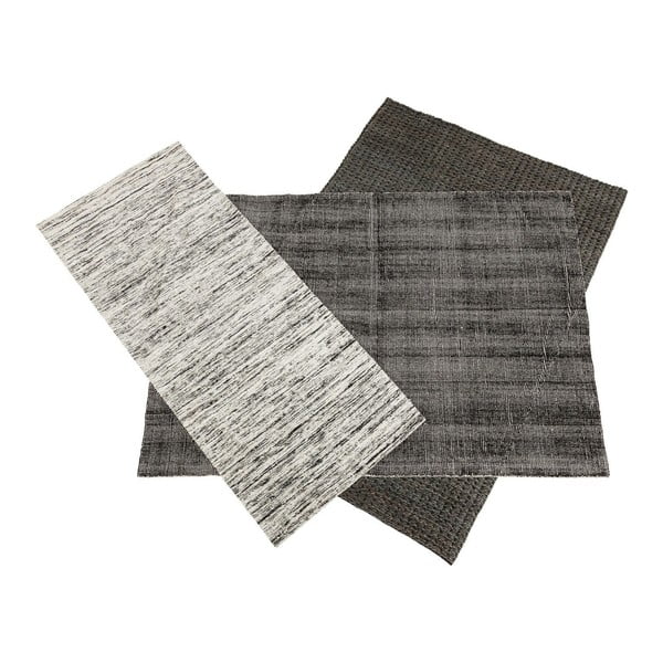 Čierno-biely koberec Kare Design Collage, 365 x 315 cm