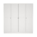 Biela šatníková skriňa 195,5x200 cm Billund – Tvilum