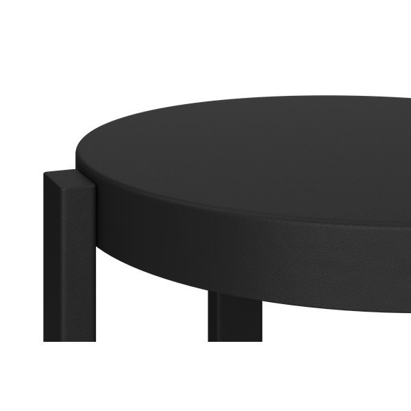 Čierna oceľová stolička Doon – noo.ma-image-2