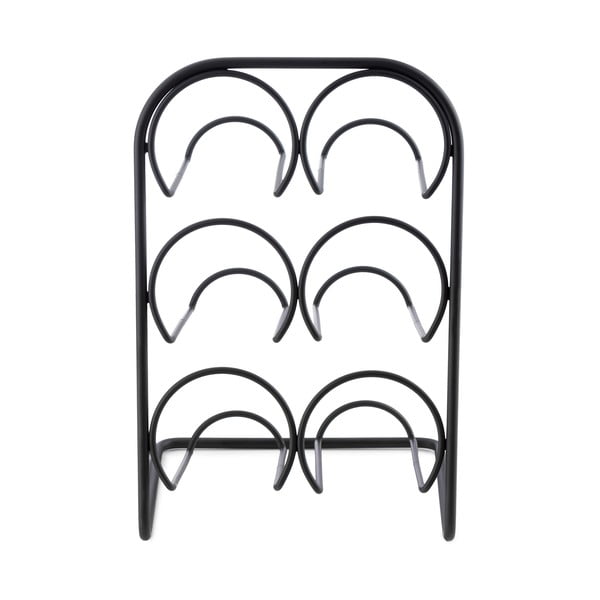 Kovový stojan na víno na 6 fliaš – Compactor-image-4